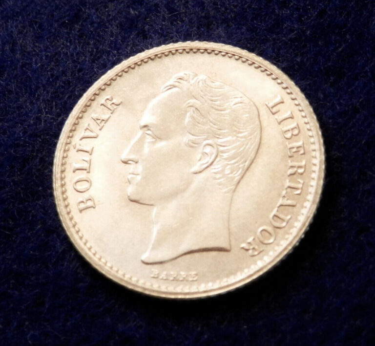 Read more about the article 1946 Venezuela 25 Centimos – Fantastic Silver Coin – See PICS