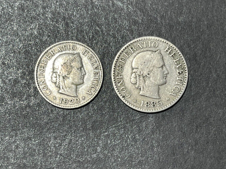 Read more about the article Early Switzerland 2 Coins Lot