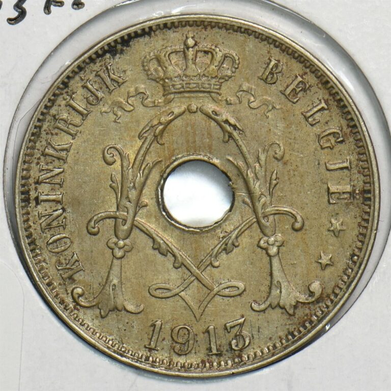 Read more about the article Belgium 1913 25 Centimes 298508 combine shipping