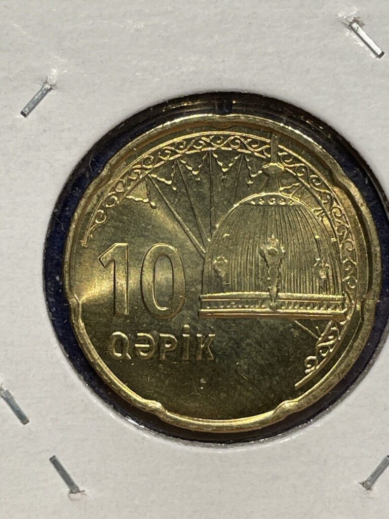 Read more about the article 2006 (BD) 10 Qapik Coin from Azerbaijan  uncirculated  BU