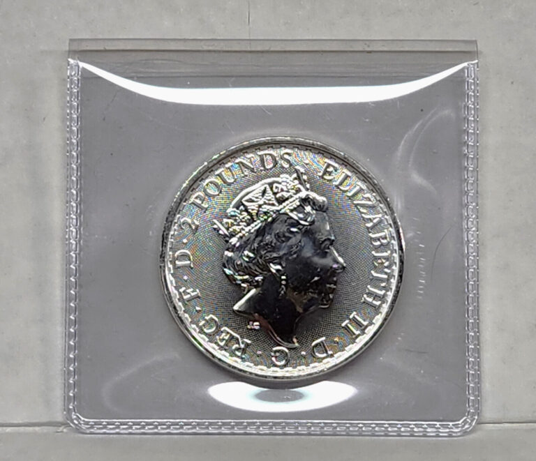 Read more about the article 2023 2 pound final silver britannia w QE II effigy