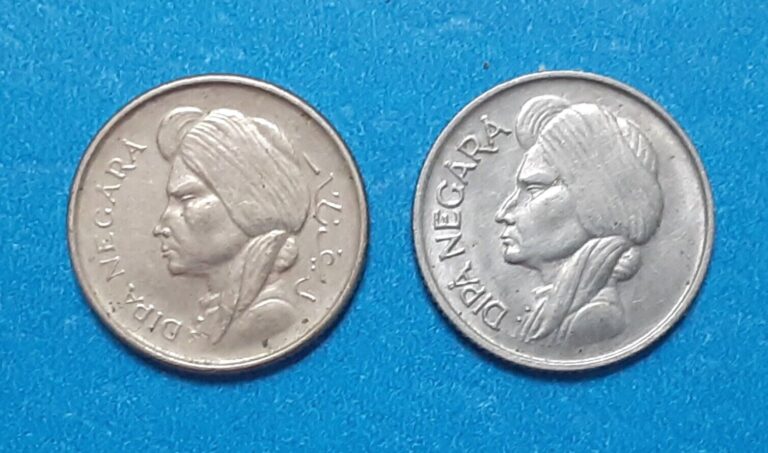 Read more about the article Two Coins~1952 and 1957 Indonesia 50 Sen~Free Shipping!