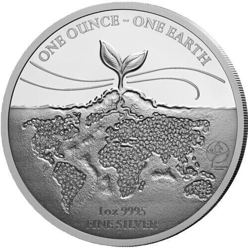 Read more about the article 2022 1 oz Fiji Silver One Earth Coin (BU)