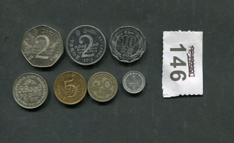 Read more about the article Set of  7   coins of   Sri Lanka