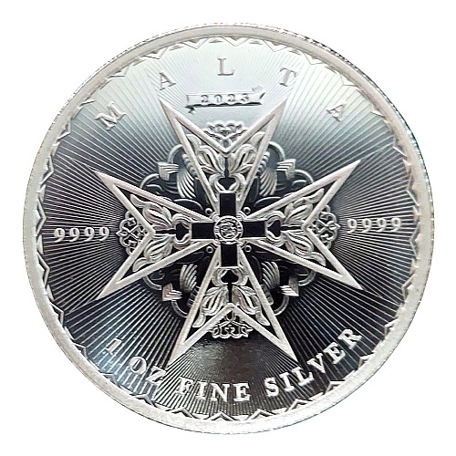 Read more about the article 2023 Malta 1 oz Silver €5 Maltese Cross – BU