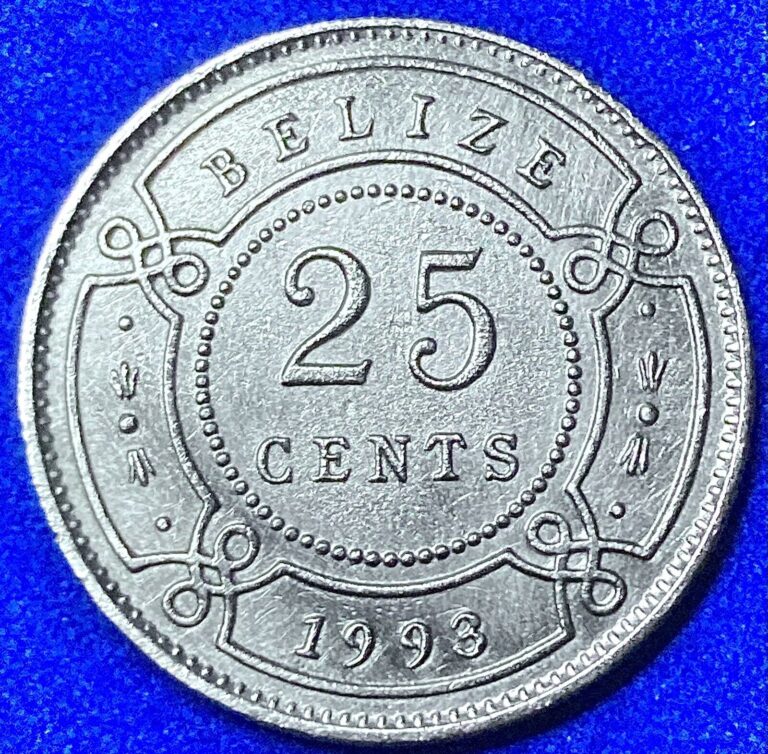 Read more about the article Vintage 1993 Belize 25 Cent Coin – Queen Elizabeth II Belizean