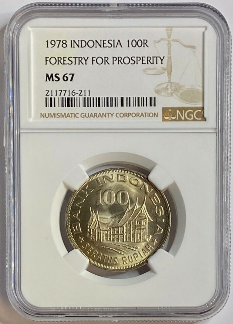 Read more about the article 1978 INDONESIA 100 RUPIAH FORESTRY FOR PROSPERITY NGC MS 67 FINEST KNOWN (1)