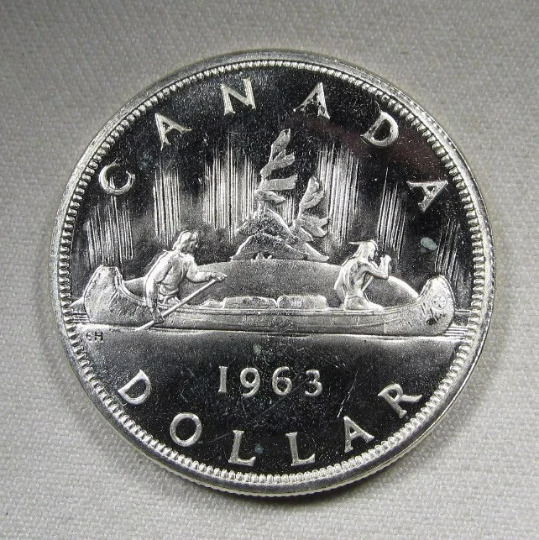 Read more about the article 1963 Canada Silver Dollar Elizabeth II CH GEM Proof Like AM474