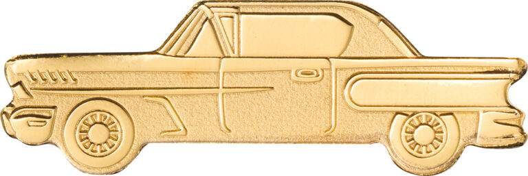 Read more about the article $1 Palau – Special Shapes Gold – Golden Classic Car Corner