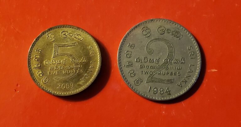 Read more about the article Sri Lanka 2 Coins : 5 Rupees and 2 Ruppes