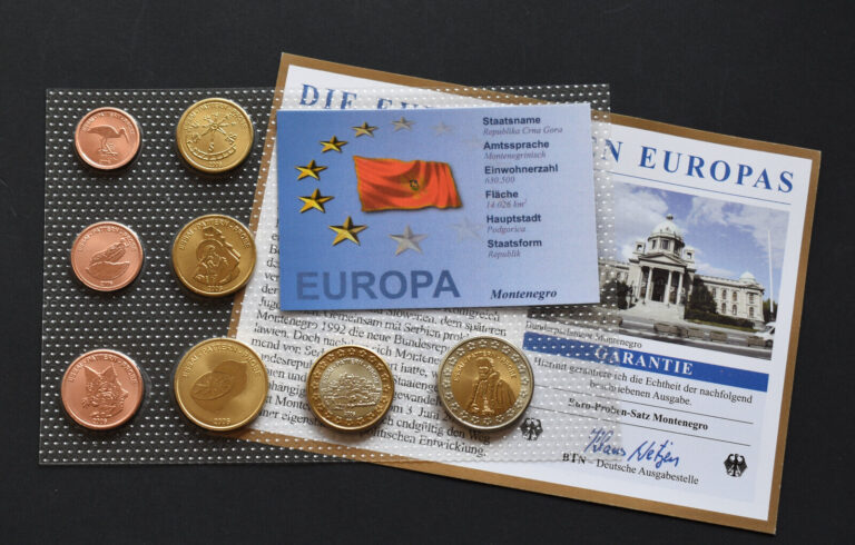 Read more about the article MONTENEGRO 2006 SET EURO COINS SPECIMEN PATTERN PROTOTYPE  + CoA Црна Гора