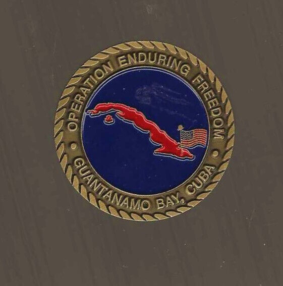 Read more about the article Operation Enduring Freedom Quantanamo Bay Cuba Challenge Coin SCARCE