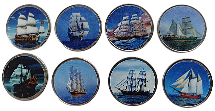 Read more about the article BENIN 8 COIN SET 2018 8 X 10 FRANCS CFA SAILING SHIP SHIPS COLORED UNC