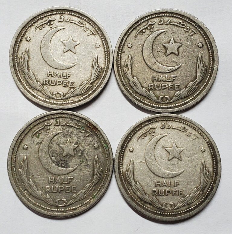 Read more about the article Pakistan Half Rupee Coin (1 Random Coin from 1948-1951)