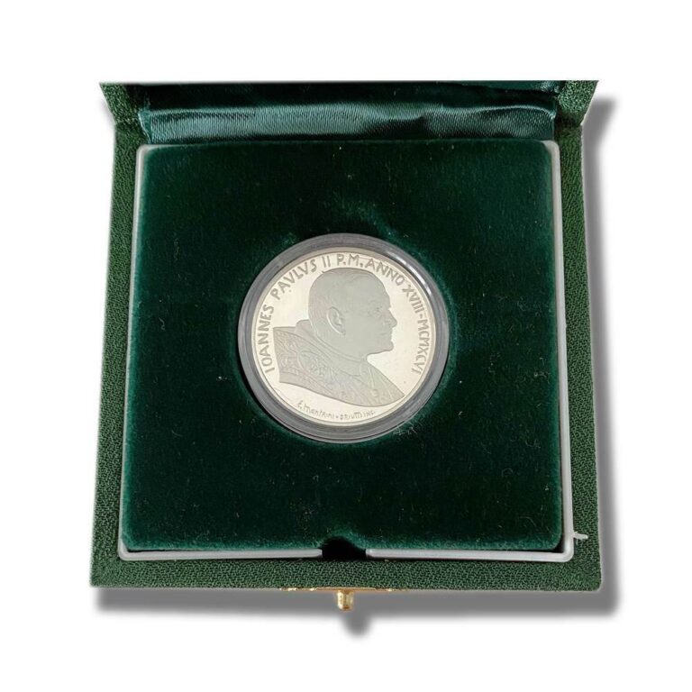 Read more about the article 10 Years Old Vatican City Coins Silver 835/1000 50th Anniversary of John Paul II