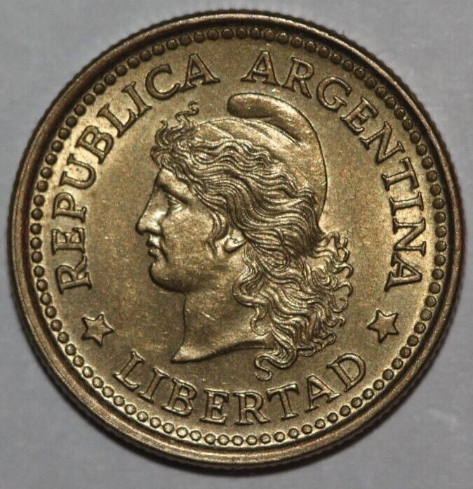 Read more about the article Argentina  1974   20 Centavos   18.75mm