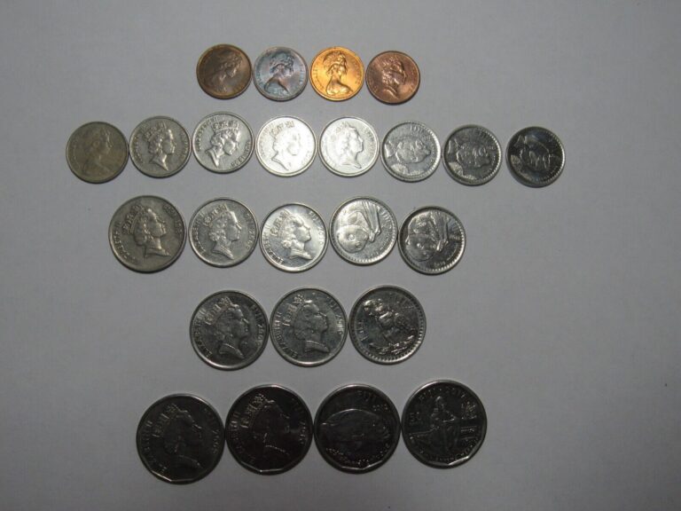 Read more about the article Lot of 24 Different Fiji Coins – 1969 to 2017 – Circulated