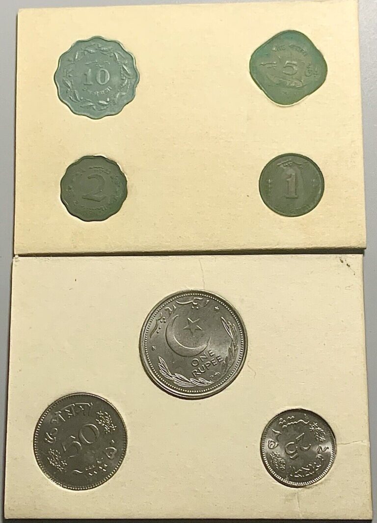 Read more about the article Lot Of 7 Pakistan 1948 and 1964 Coins