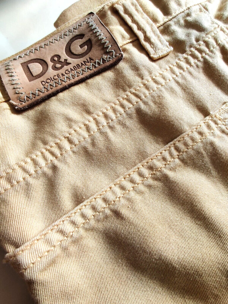 Read more about the article New Men’s Sexy Designer DandG Dolce and Gabbana Khaki Chino Pants –