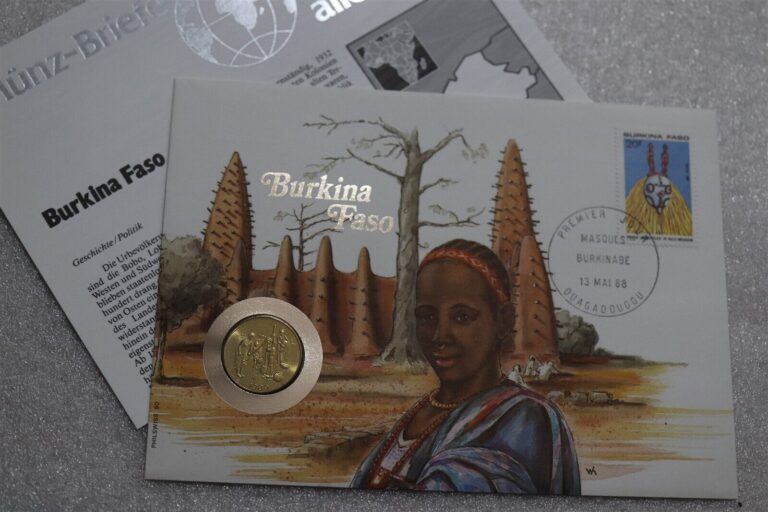 Read more about the article 🧭 🇧🇫 BURKINA FASO 10 FRANCS 1989 COIN COVER B64 #11