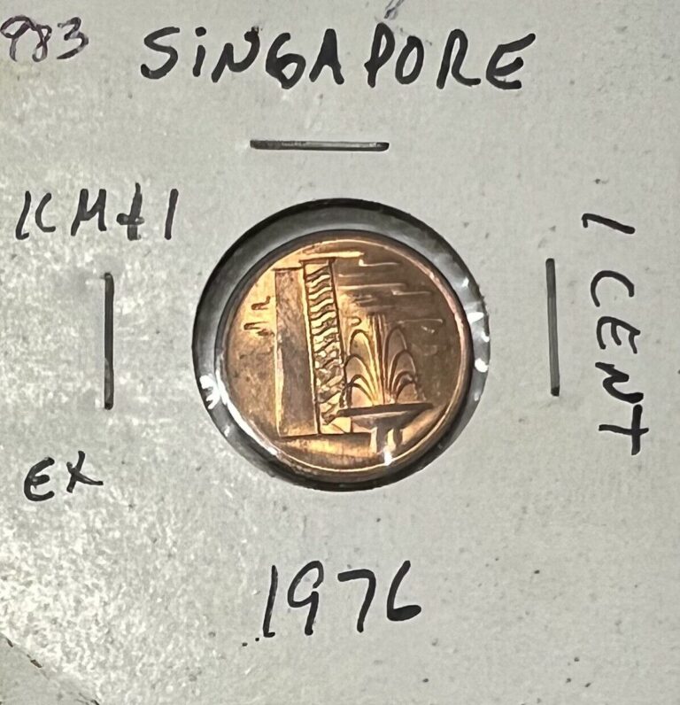 Read more about the article 1976 Singapore 1 Cent Coin