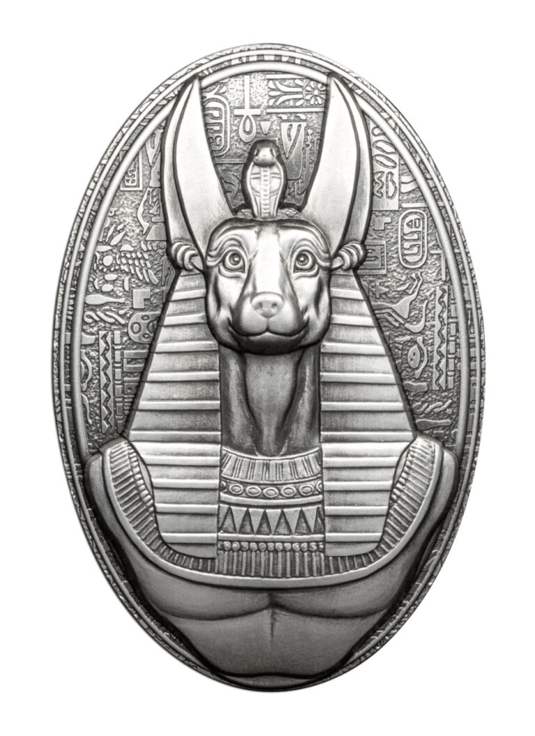 Read more about the article 2024 Djibouti Anubis 3 oz Silver Coin – 1 999 Mintage