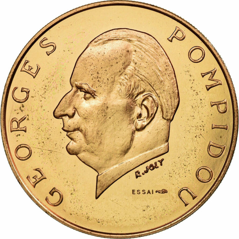 Read more about the article [#102883] Coin  Gabon  5000 Francs  1971  Paris  MS  Copper-Aluminum-Nickel  KM: