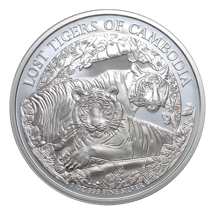 Read more about the article 2024 Cambodia Lost Tigers BU 1 oz Silver Coin in capsule