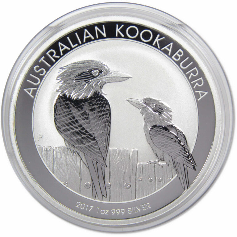 Read more about the article 2017 Australian Kookaburra BU Brilliant Uncirculated 1 oz .999 Silver $1 Coin