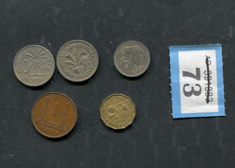 Read more about the article Set of  5  coins   of   Nigeria