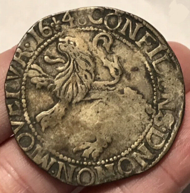 Read more about the article 1648 Kampen Lion Daalder  Beautiful Toning  Dav-4879