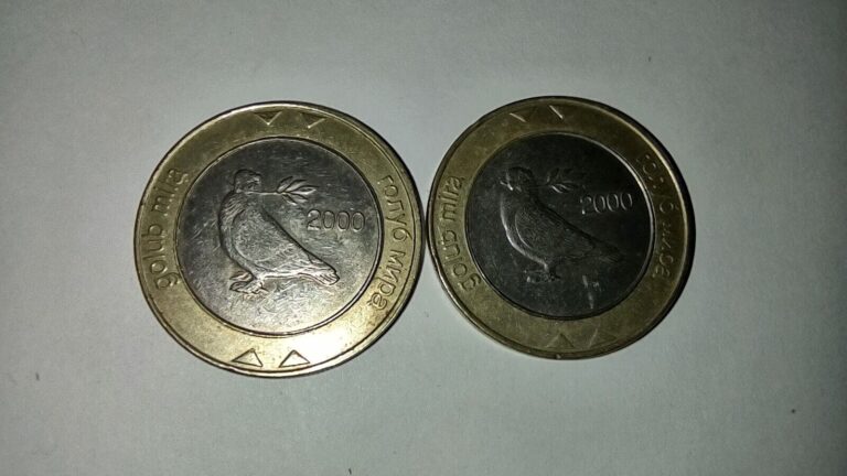 Read more about the article Bosnia Herzegovina 2 Marka Coin 2000 UNC (Qty:2)