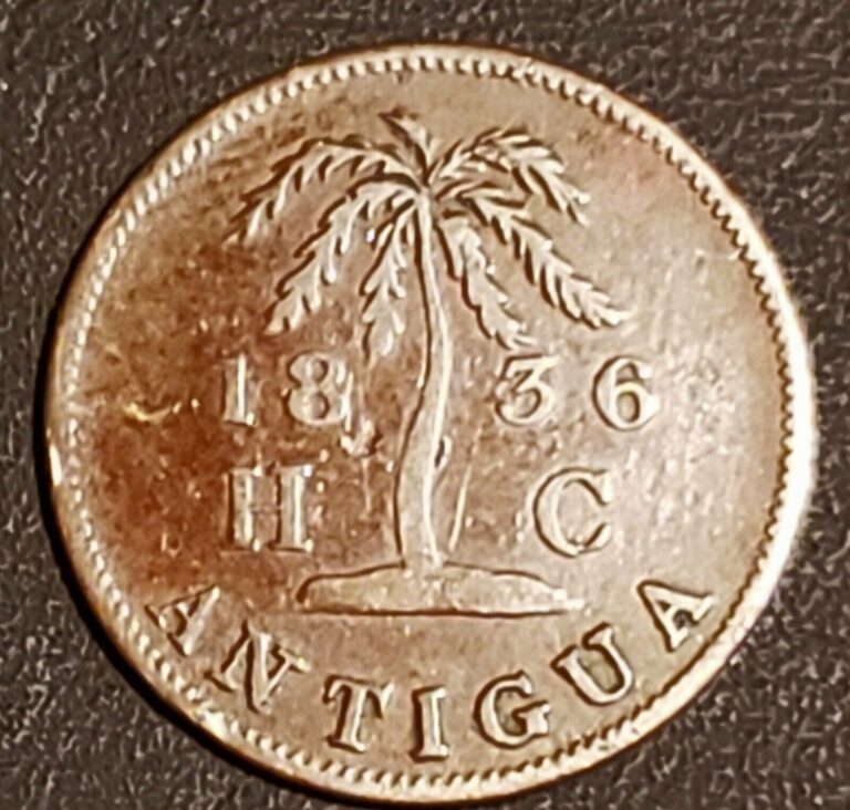 Read more about the article 1836 Antigua and Barbuda Farthing KM-Tn1)