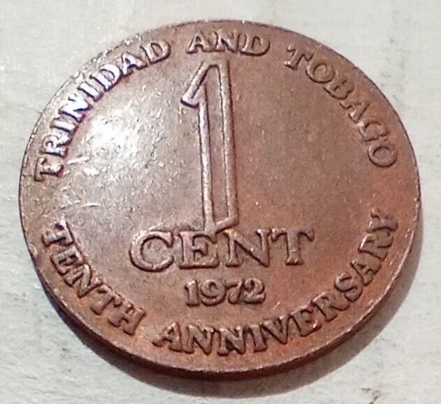 Read more about the article 1 One Cent 1972 Trinidad And Tobago Coin Tenth Anniversary Rim Error