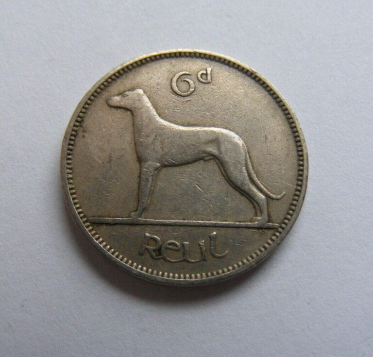 Read more about the article Ireland 1946 Sixpence Coin Old Irish 6d Scarce Year Free Shipping