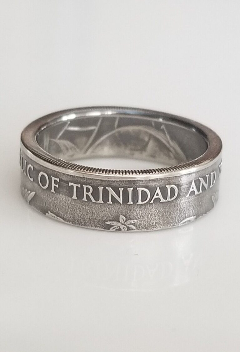 Read more about the article Trinidad And Tobago Coin Ring | Trinidad And Tobago Ring | Unique Gift| Handmade