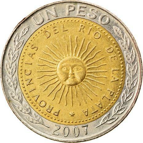 Read more about the article Argentina 1 Peso | National Sun Coin KM112 1994 – 2016