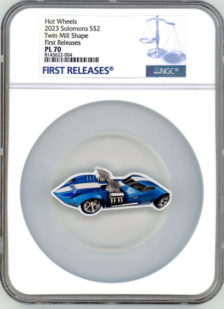 Read more about the article 2023 Hot Wheels Twin Mill NGC 70 1oz Silver Coin $2 Solomon Islands PAMP Suisse