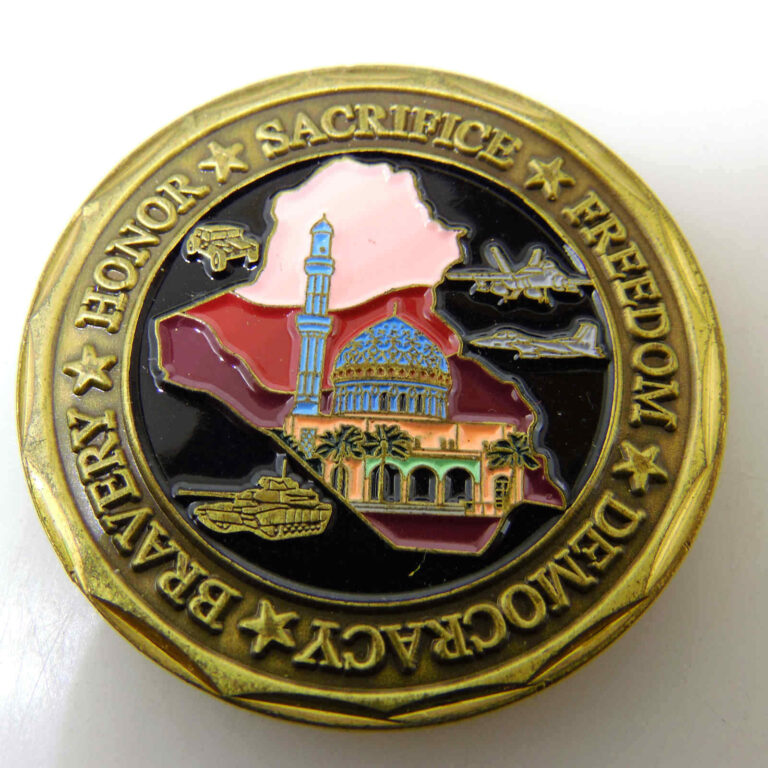 Read more about the article OPERATION IRAQI FREEDOM CAMP ARIFJAN KUWAIT CHALLENGE COIN