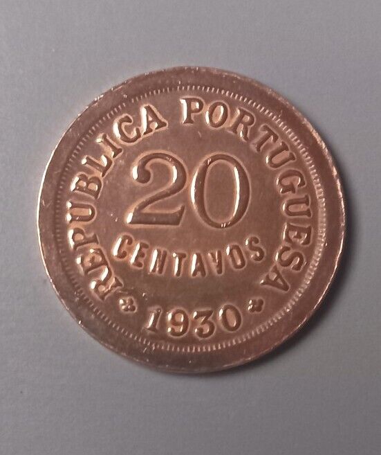 Read more about the article Portuguese Cape Verde Coin: 20 Centavos  1930