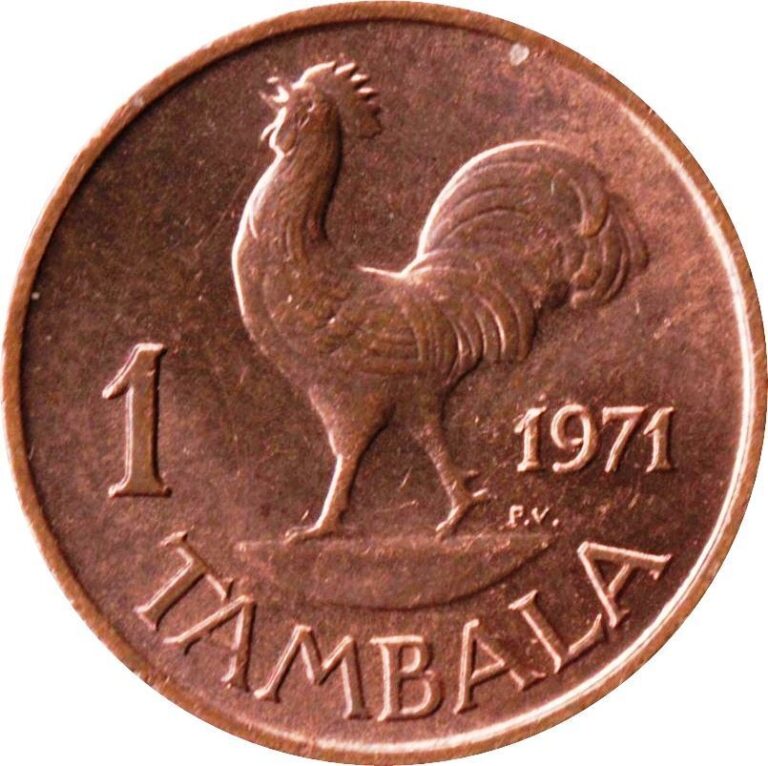 Read more about the article Malawi 1 Tambala Coin | Hastings Banda | Rooster | 1971 – 1982