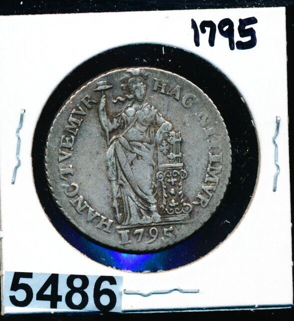 Read more about the article Netherlands  – Silver – Gulden –  KM# 2.2 –  1797 – #5486