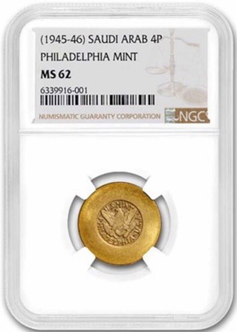Read more about the article Saudi Arabia Gold 4 Pound Ngc Ms62