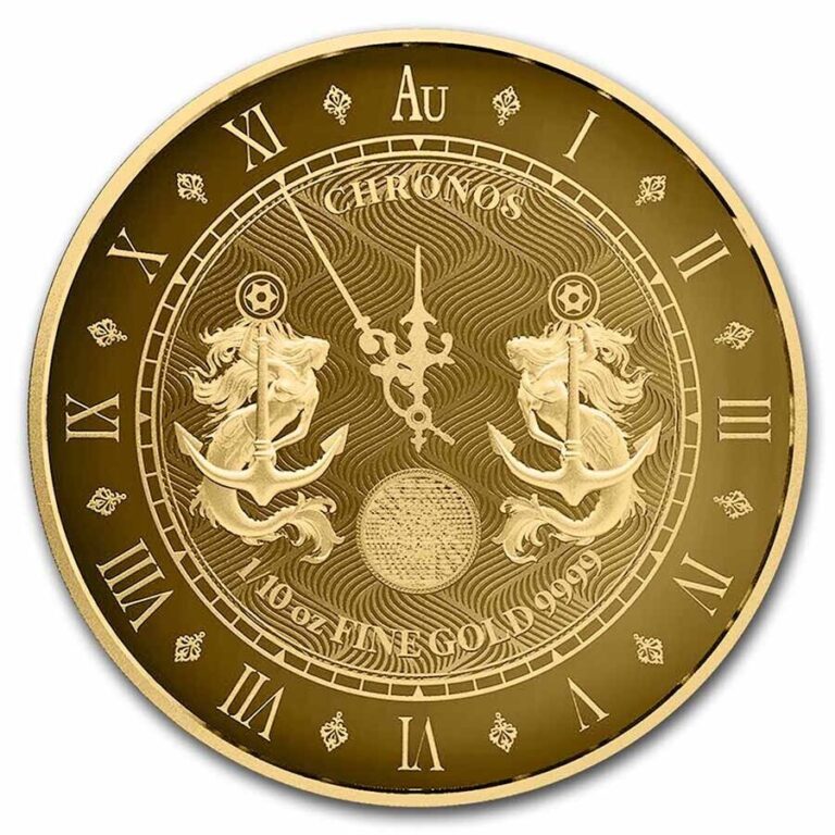 Read more about the article 2021 Tokelau 1/10 oz Gold $10 Chronos (Prooflike)