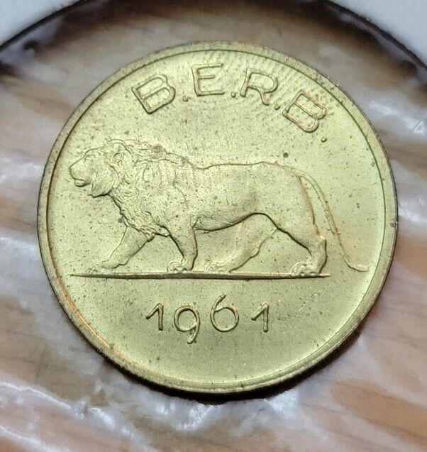 Read more about the article 1961 (UNC) Rwanda-Burundi/ Belgian Congo 1 Franc World Coin