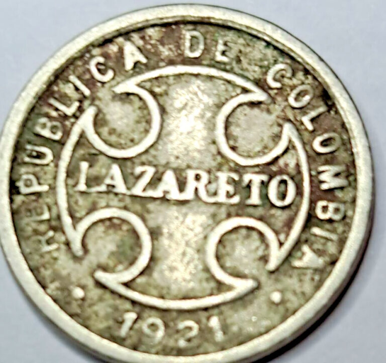 Read more about the article Colombia LEPER COLONY 2 CENTAVO COINS All 1921  Will Ship 1 Random Pick Coin #1