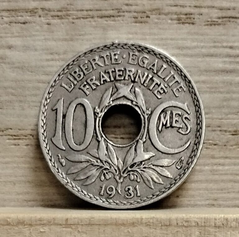 Read more about the article 1931 10 Centimes France Coin “RF”