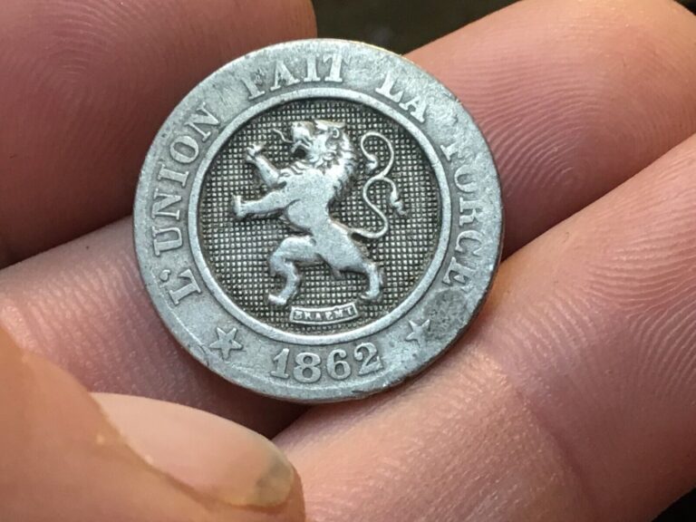 Read more about the article 1862 Belgium 10 Centimes Leopold I  1 Coin