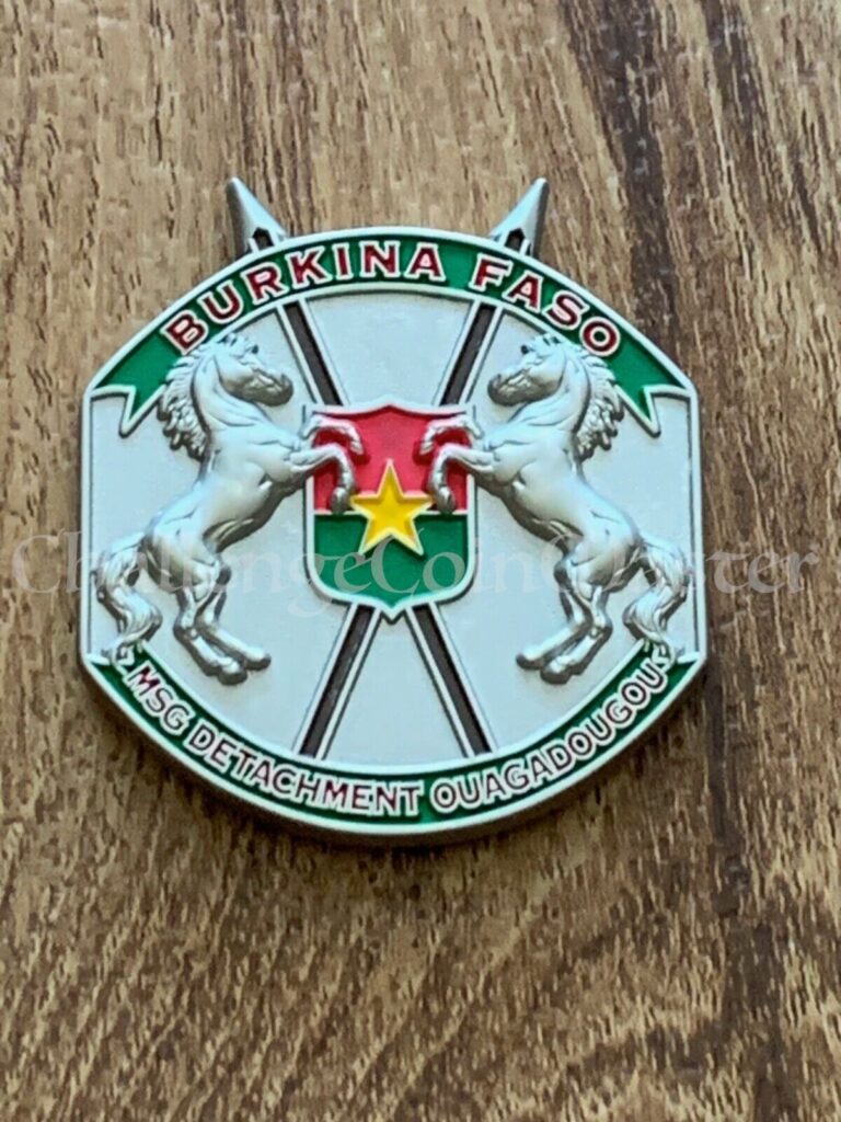 Read more about the article E42 Marine Security Guard Detachment Ouagadougou  Burkina Faso Challenge Coin