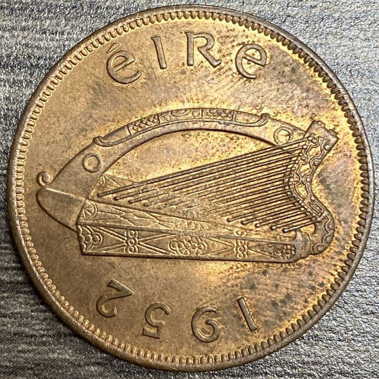 Read more about the article 1952 Ireland 1 penny coin Brilliant Uncirculated